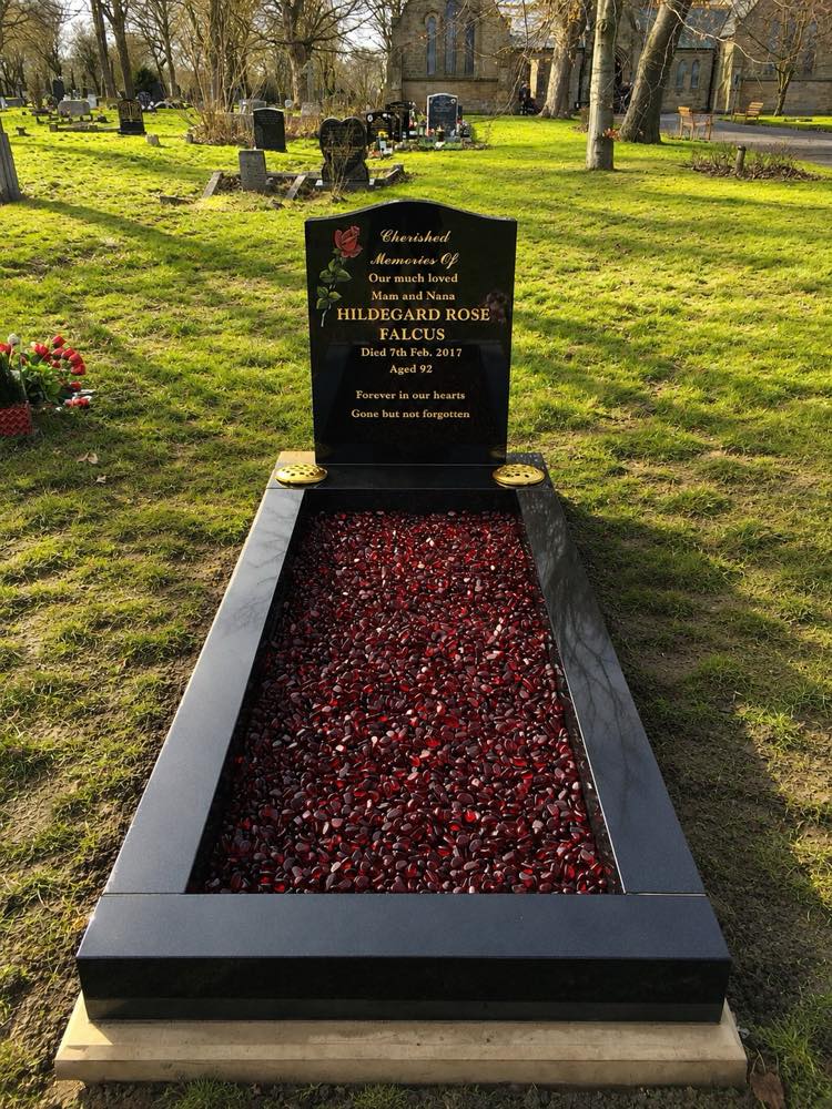 Memorial kerb set by Eden Memorials
