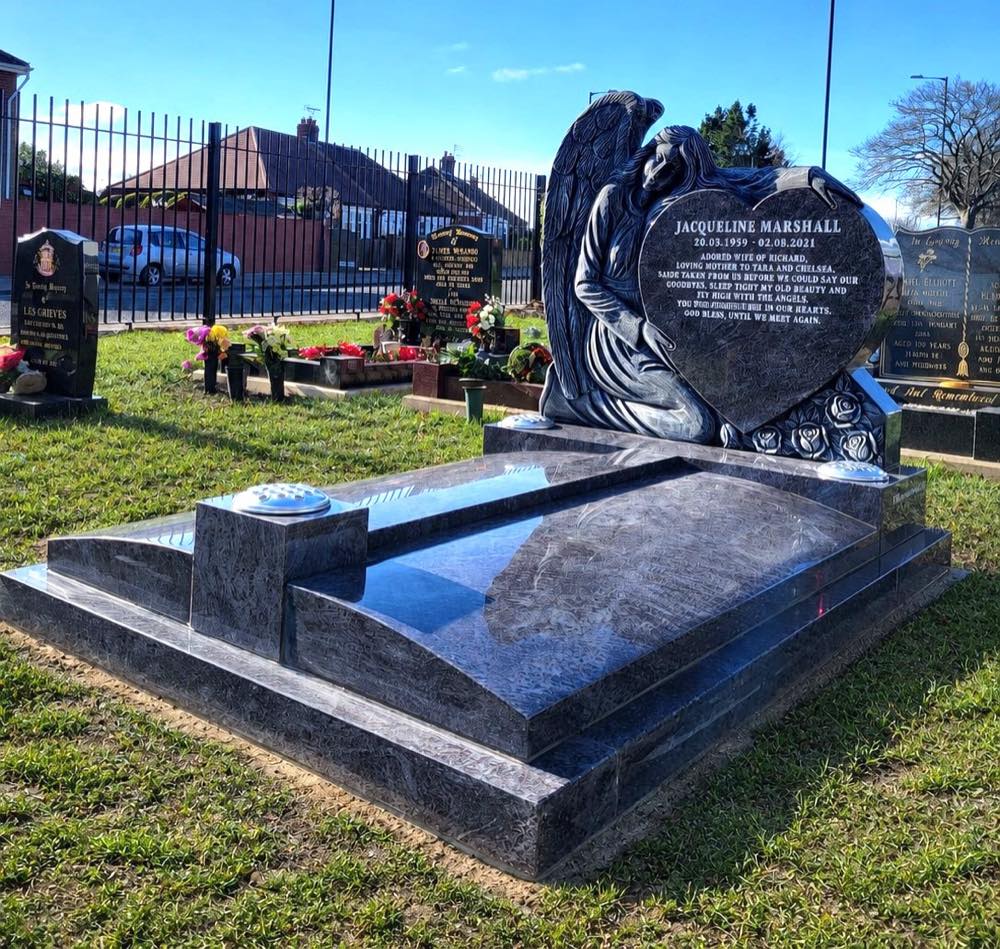 Memorial kerb set by Eden Memorials